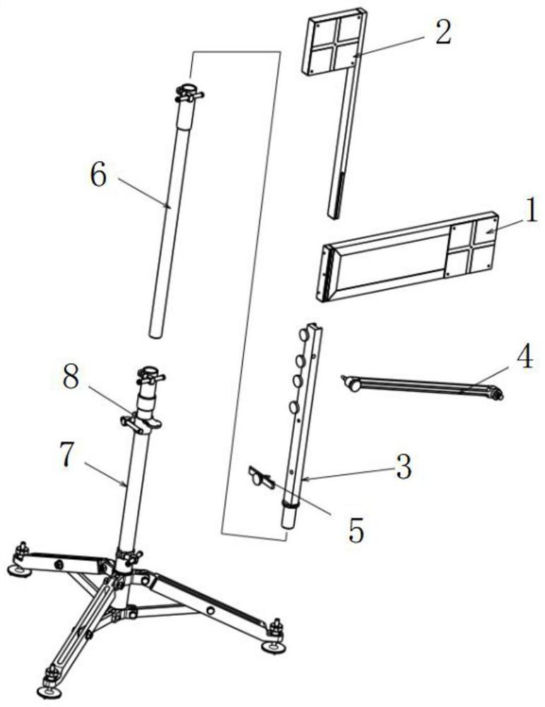 A portable all-weather modular combined universal laser calibration target