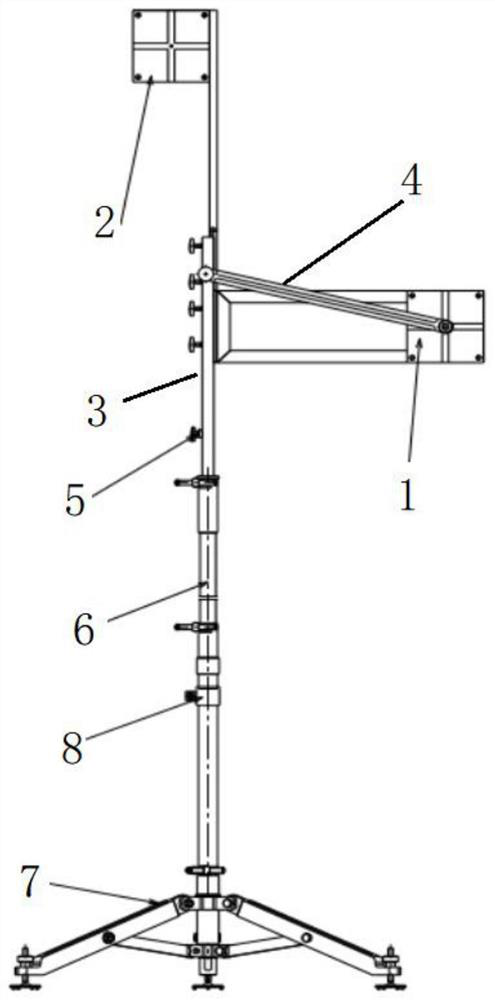 A portable all-weather modular combined universal laser calibration target