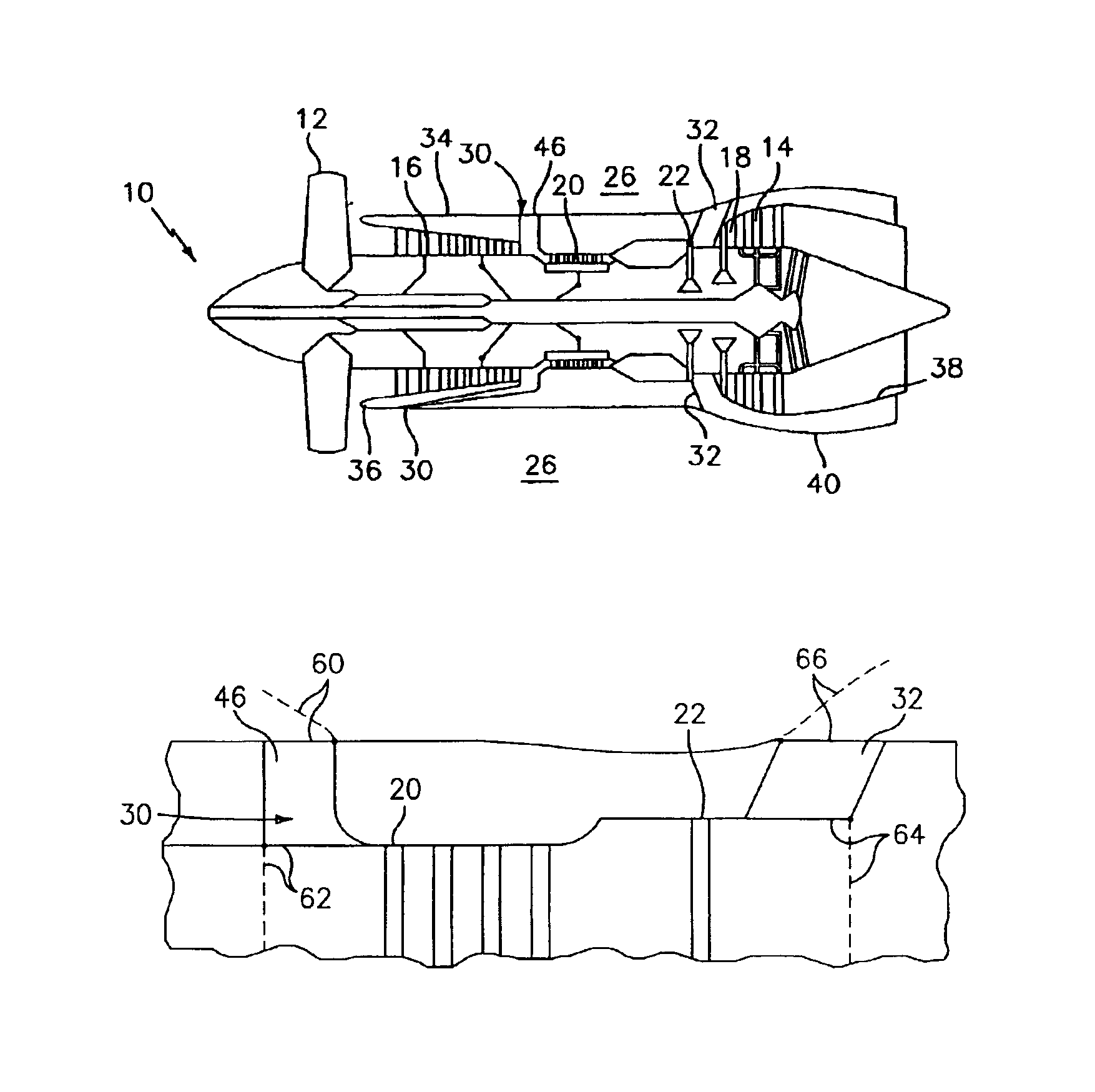 Engine integrated auxiliary power unit