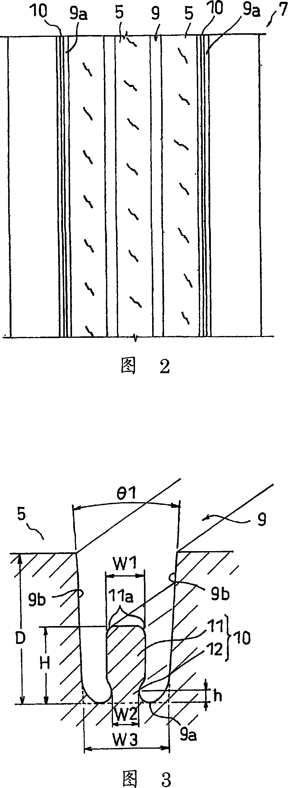 Pneumatic tire and tire mold