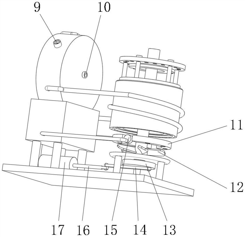 Automobile alternating-current generator with silencing ring structure and heat dissipation method of automobile alternating-current generator