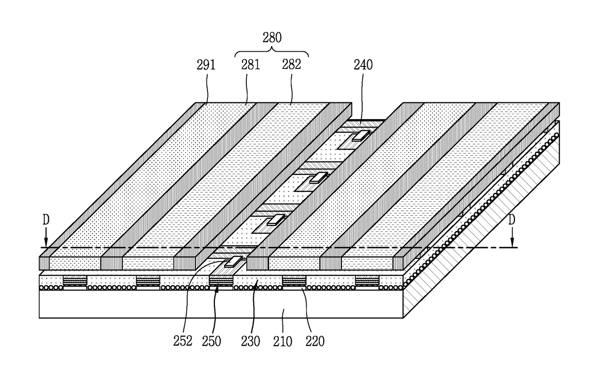 Display device using semiconductor light emitting device and method for manufacturing