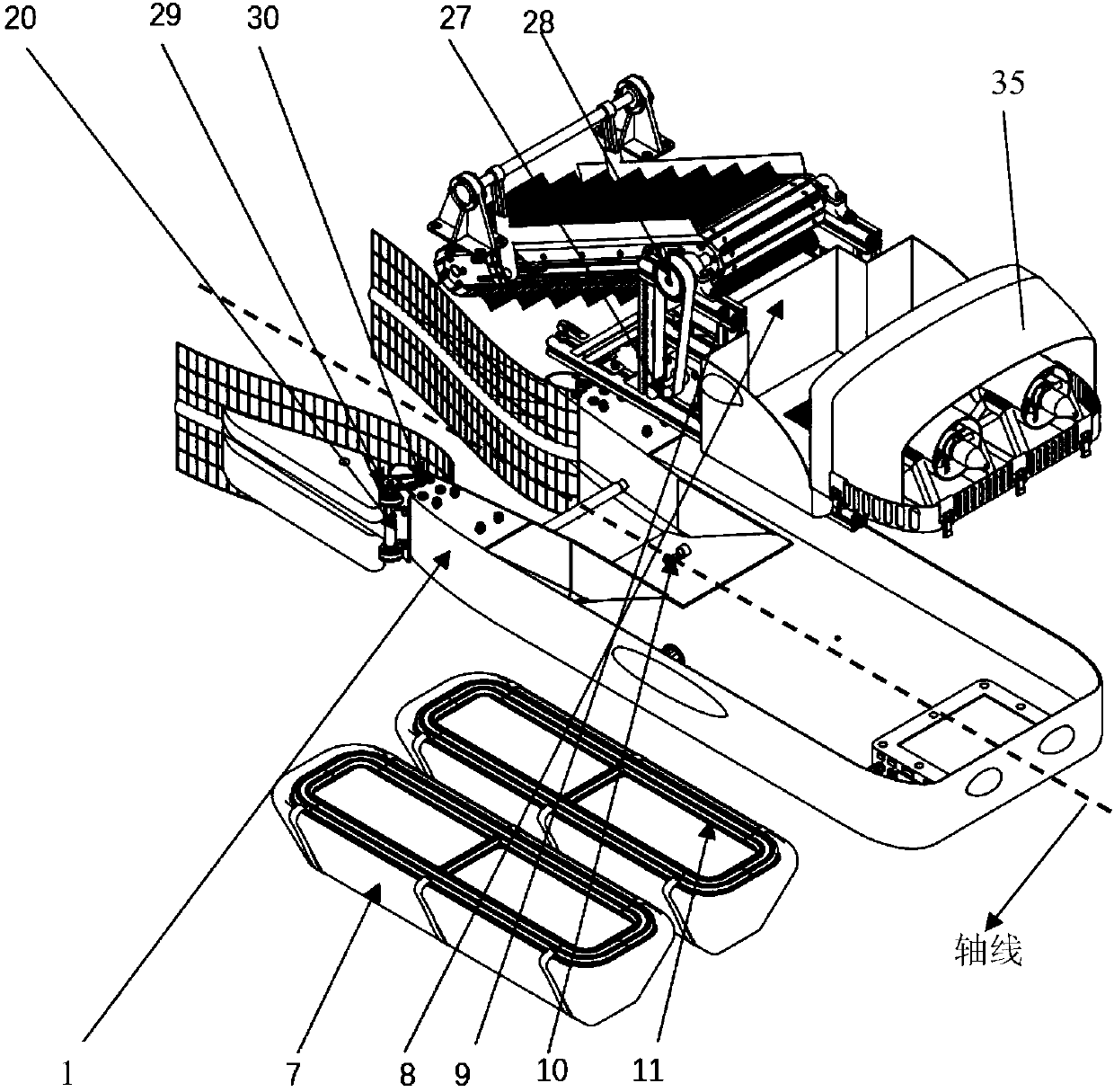 Water surface floating cleaner with floating type fishing transportation structure