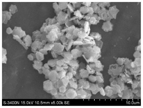 Flaky bismuth subnitrate and preparation method thereof