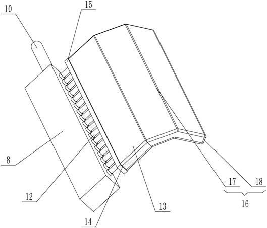 Gluing device for valve bag production