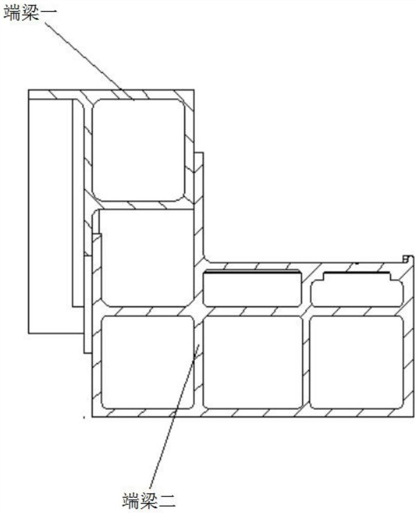 Manufacturing process of motor train unit air conditioner flat top composition