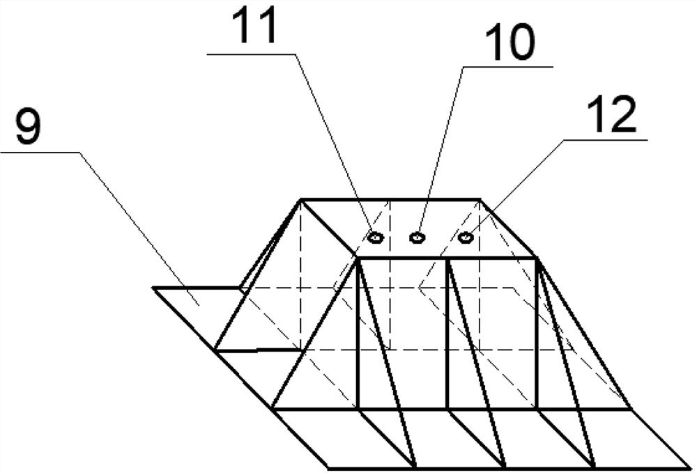 Experimental device and method for repairing film bag concrete cracks through vacuum grouting