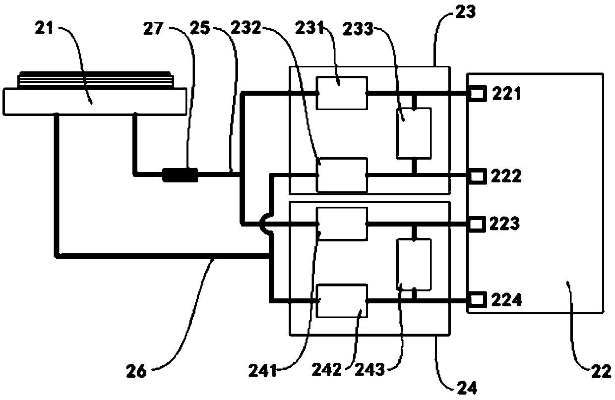 Circulating fluid system for electrostatic adsorption chuck