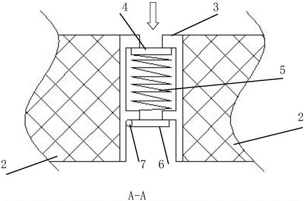 Water boot provided with one-way vent valve at bottom