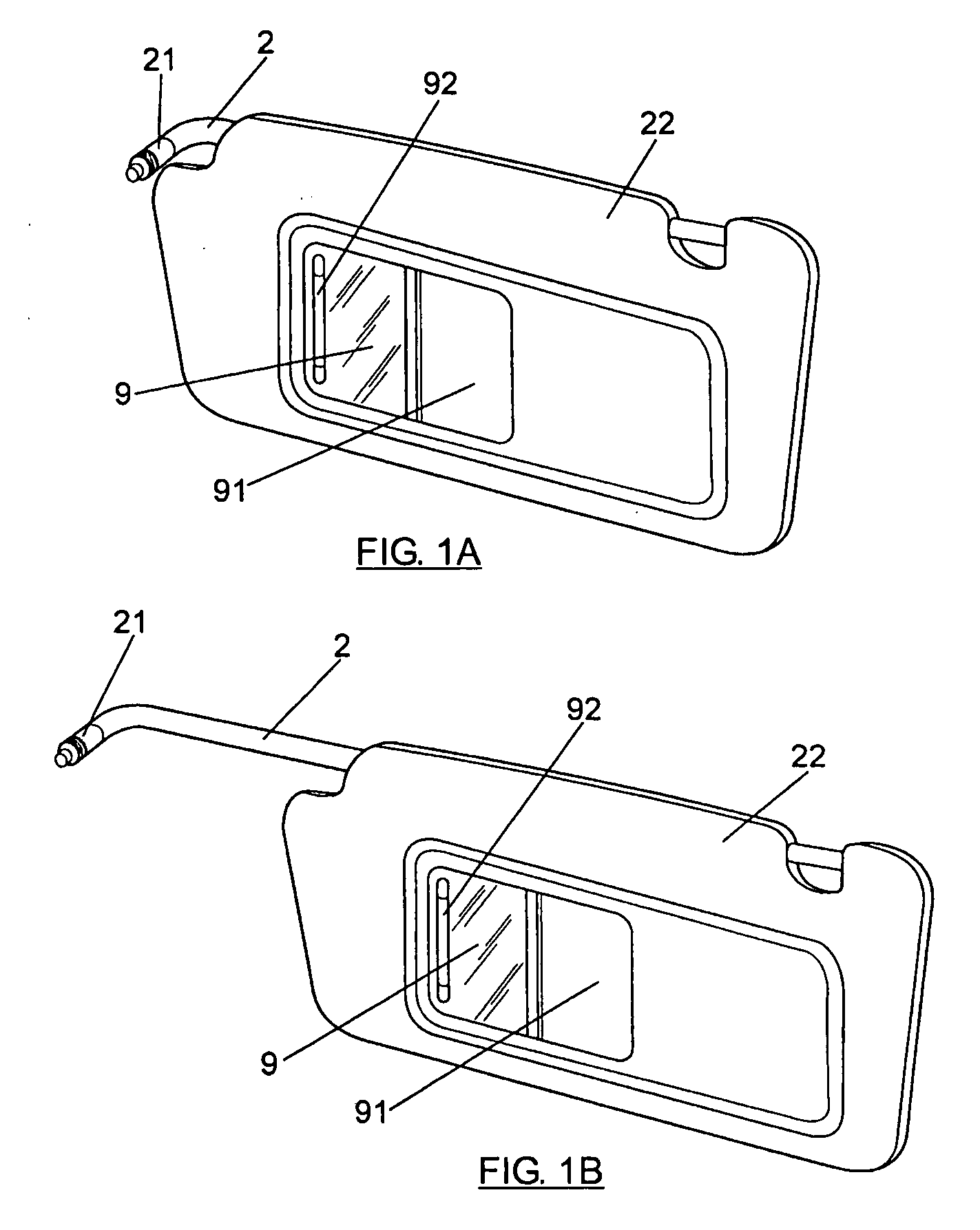 Sliding sun visor