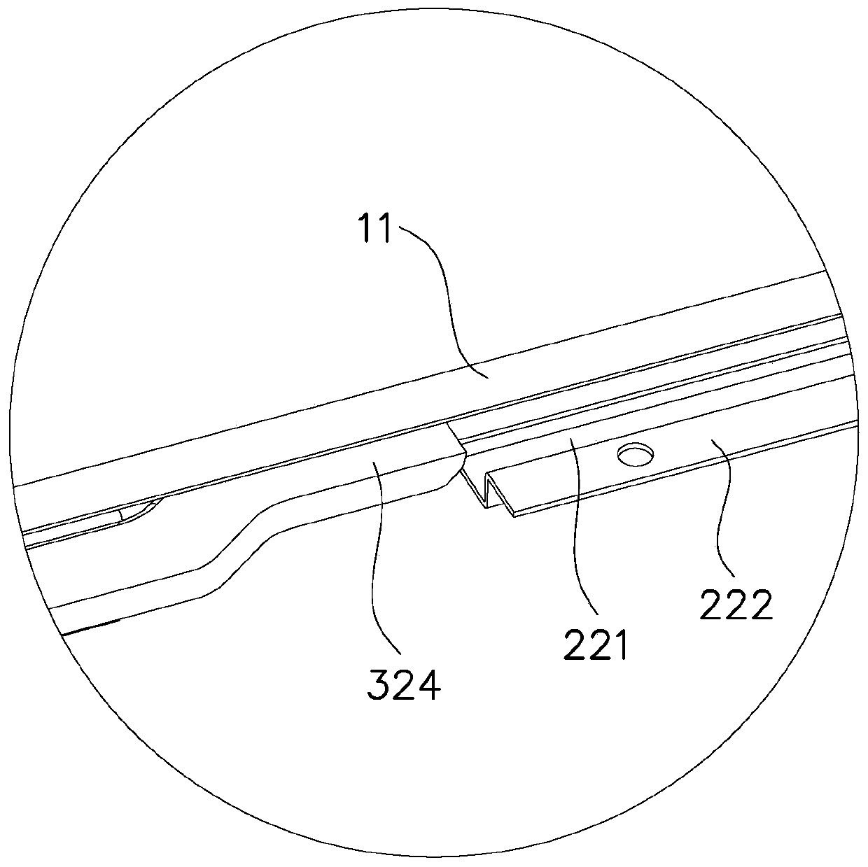 Mounting structure for decorative cover of range hood