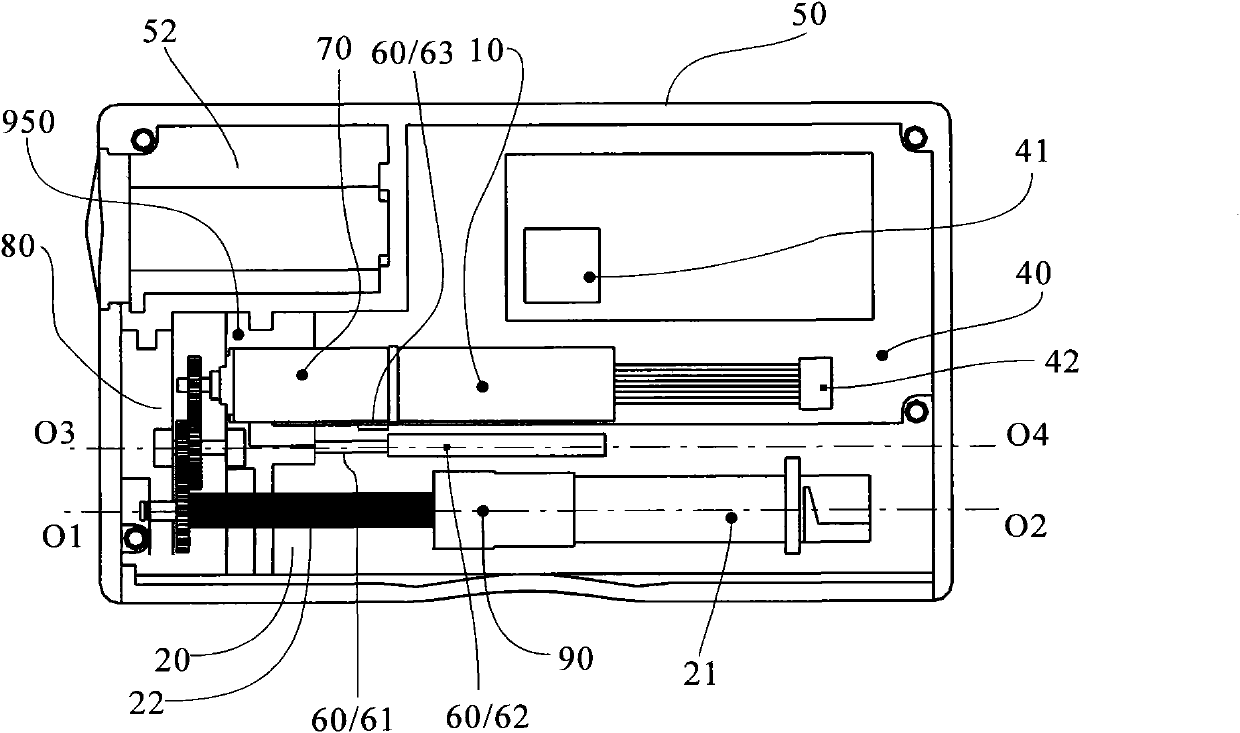 Insulin pump capable of automatically detecting drug loading amount and automatic detection method for drug loading amount