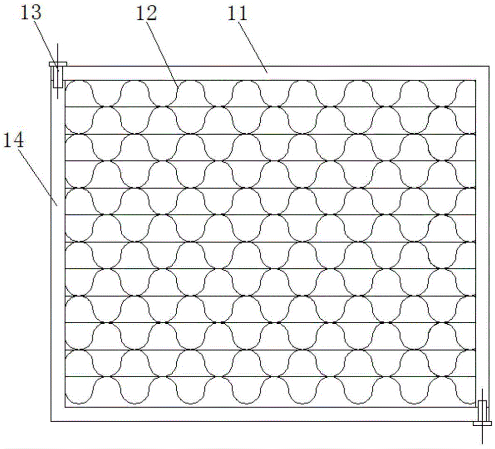 Corrugated plate type denitration catalyst unit assembling platform and assembling method