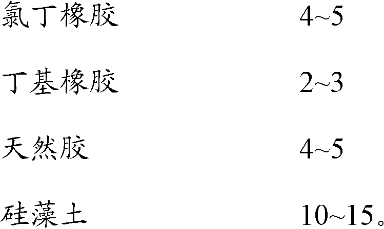 Diatomite chloroprene type sealant