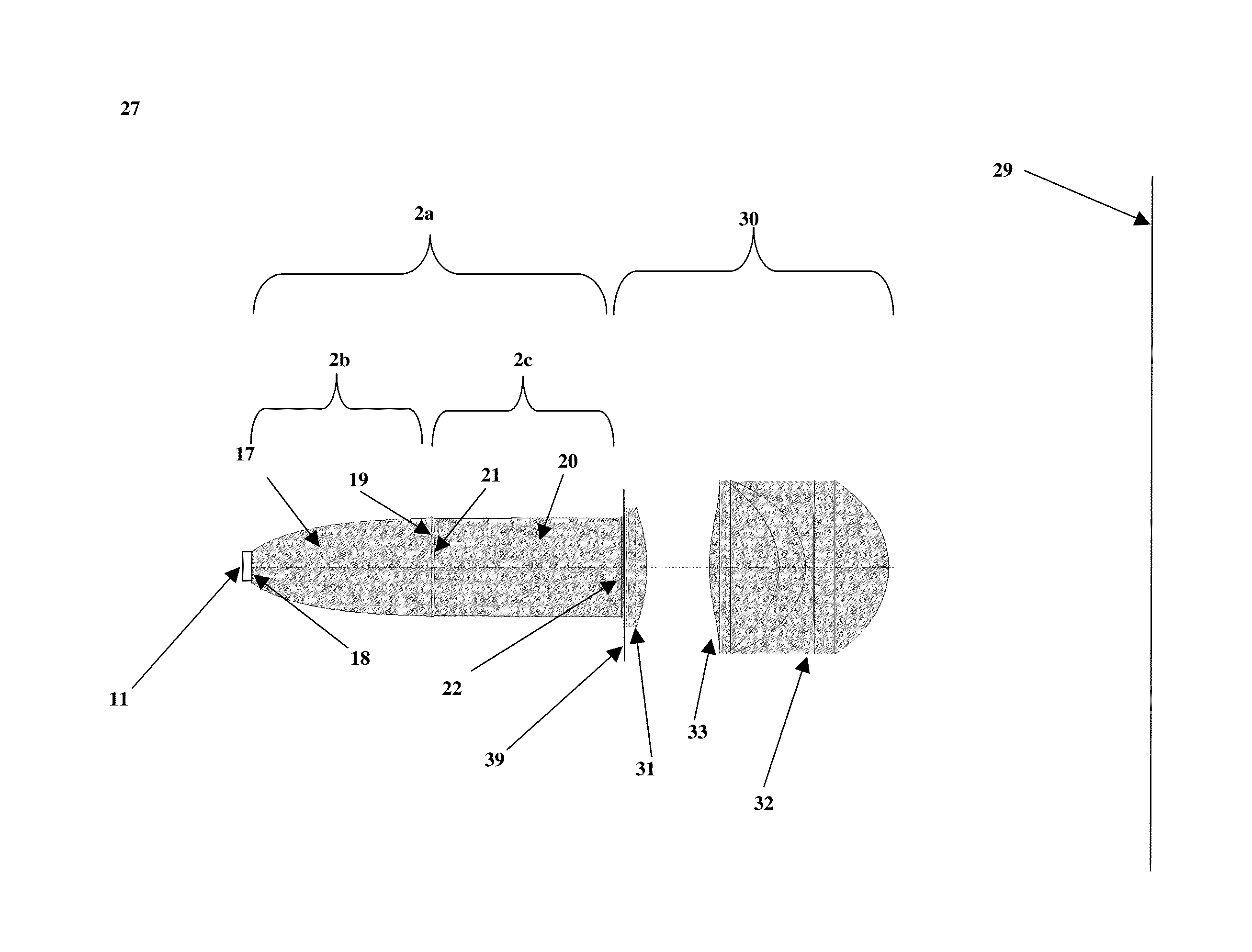 High efficiency hybrid illumination system