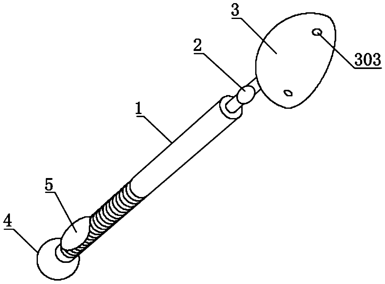 Layered guide type supporting frame for dental examination and using method thereof