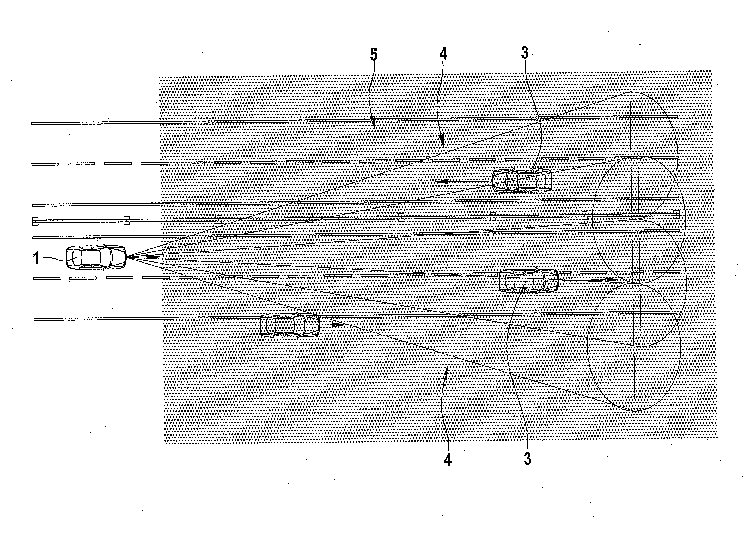 Method and device for detecting precipitation by radar