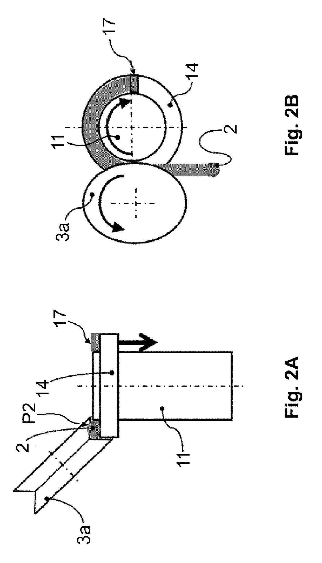 Method and device for producing a winding element