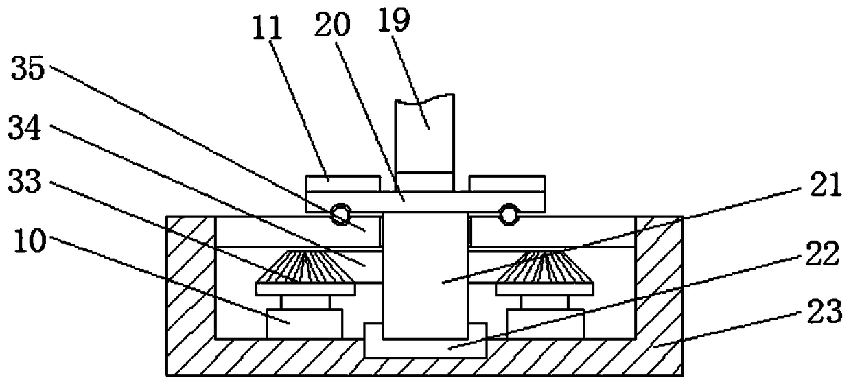 Construction site dust collector based on computer technology with good elevation-adjusting convenience