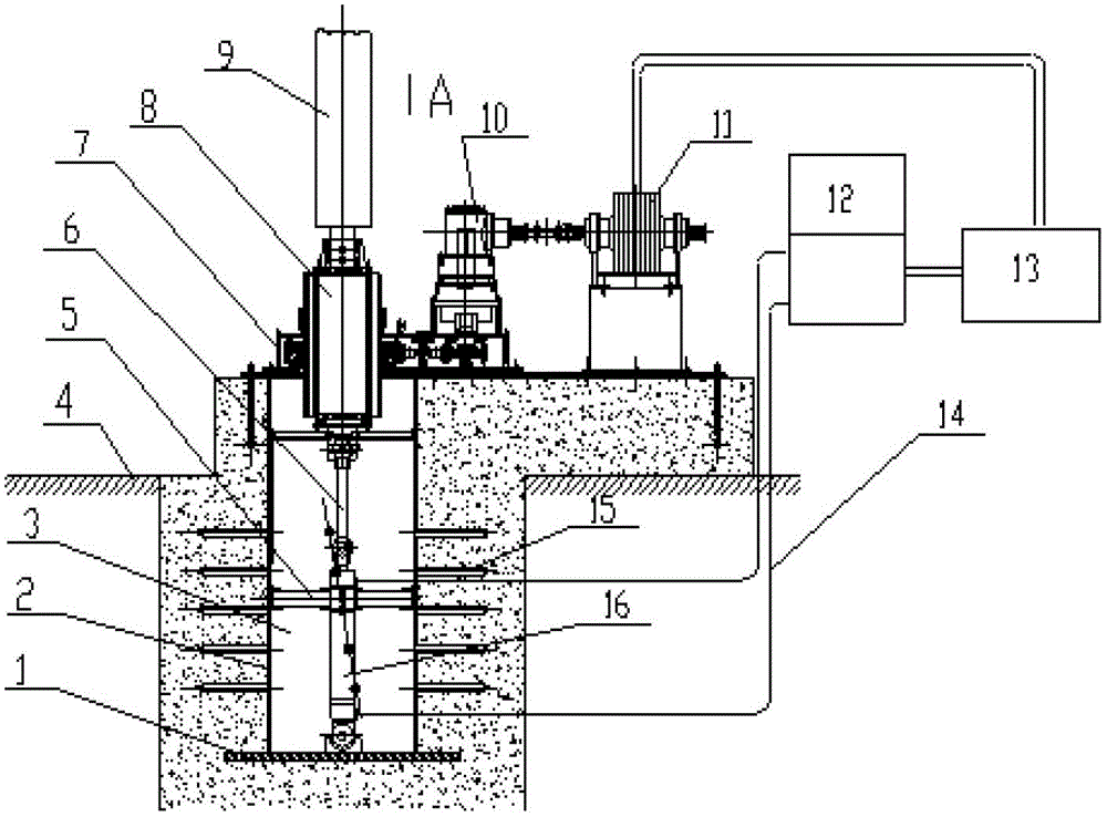 Whole-machine data analysis and testing device for rotary drilling rig