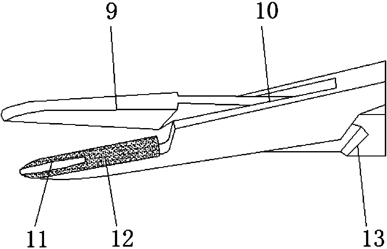 Surgery needle holding forceps for general surgery department