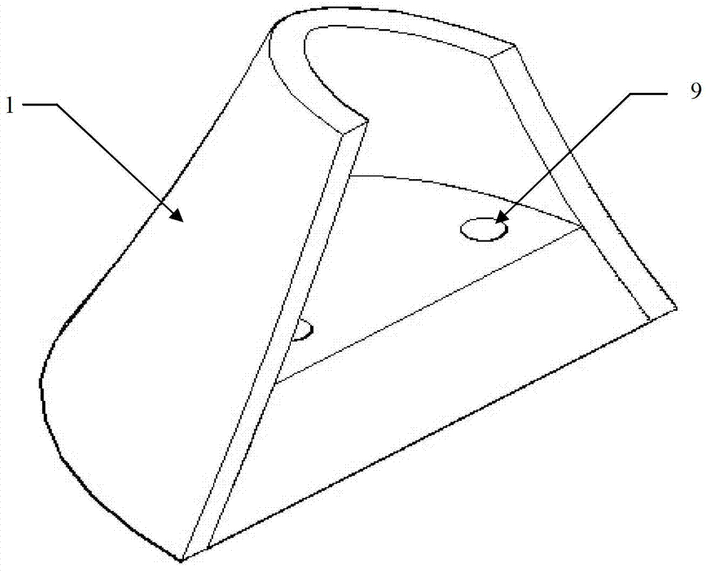 Buffering energy-absorbing type anti-collision island head for safety island