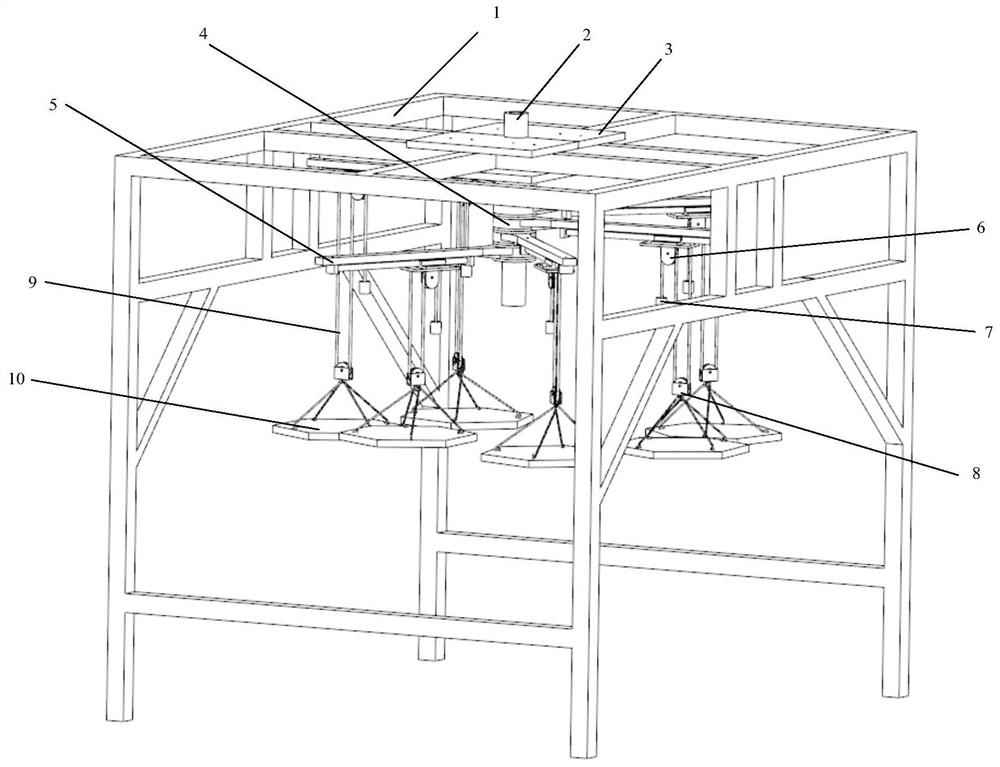 Follow-up gravity unloading suspension device