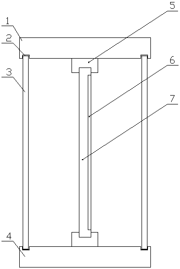 Storage container for environmental design that prevents deformation of the folded edges of drawings