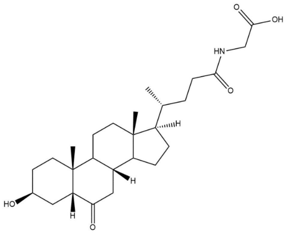 Isomer of cholanic acid as well as detection method and application thereof