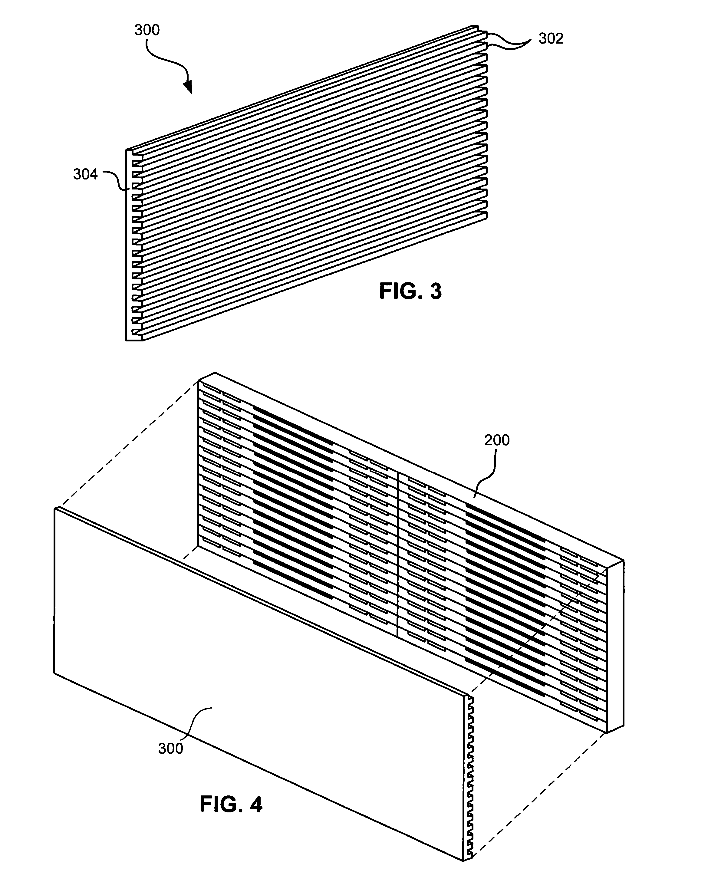 Tape head with facing beams each having a head chip positioned in a recess thereof