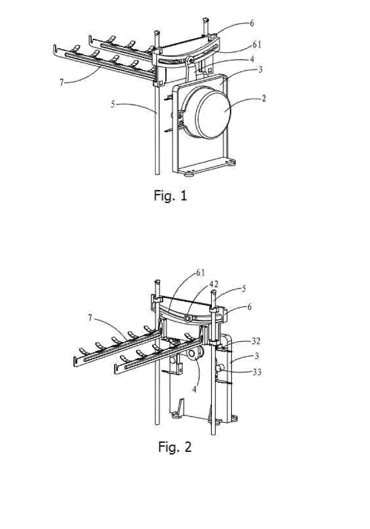 Automatic Lifting Device for Toaster Carrier