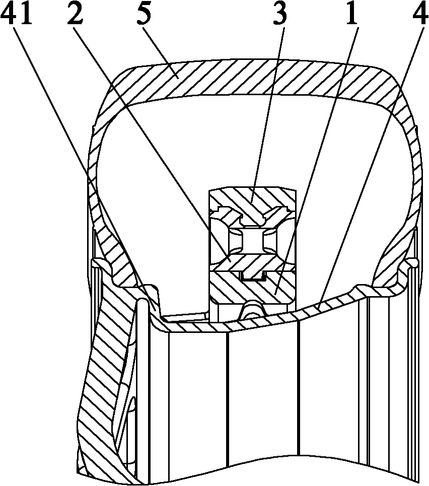 An inner support body of a safety tire