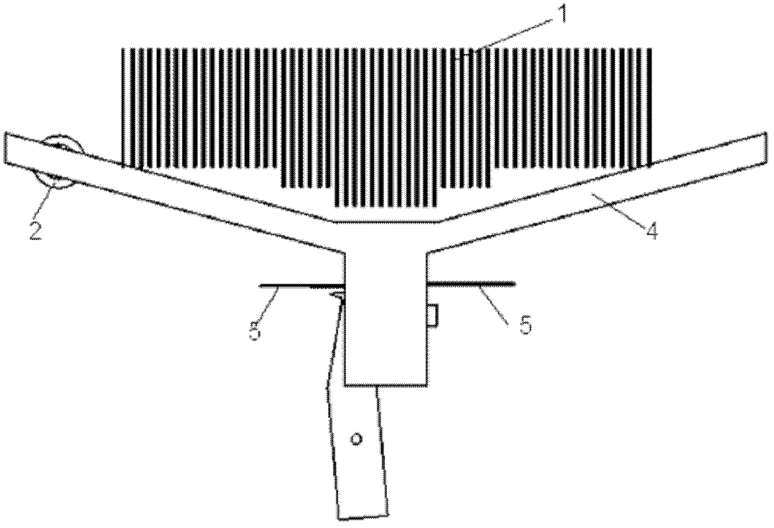 Low current electric arc magnetic blow-out device and arc-blowing method of medium-pressure direct current breaker