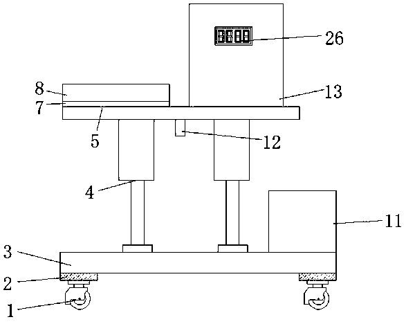 Adjustable delivery-aiding device for medical treatment in obstetrics and gynecology department