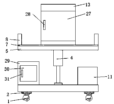 Adjustable delivery-aiding device for medical treatment in obstetrics and gynecology department