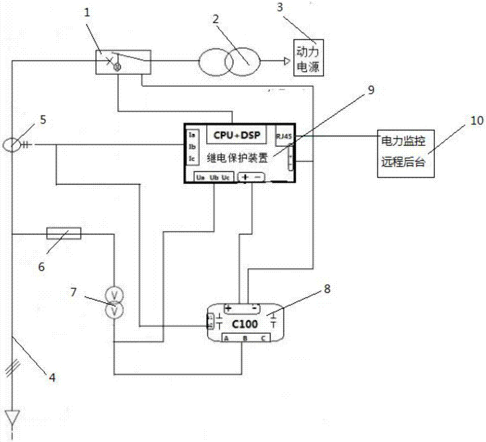 Automatic recovery device for high-voltage power failure