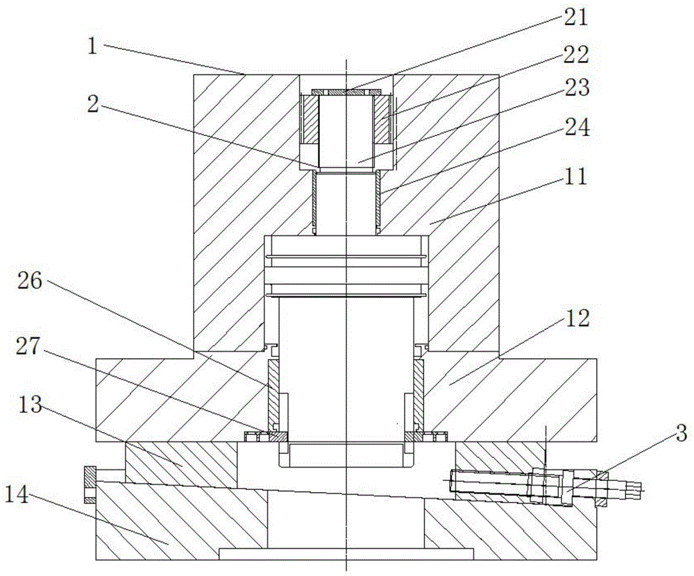 An adjustable mold base and powder forming and shaping machine with the mold base