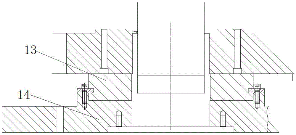 An adjustable mold base and powder forming and shaping machine with the mold base