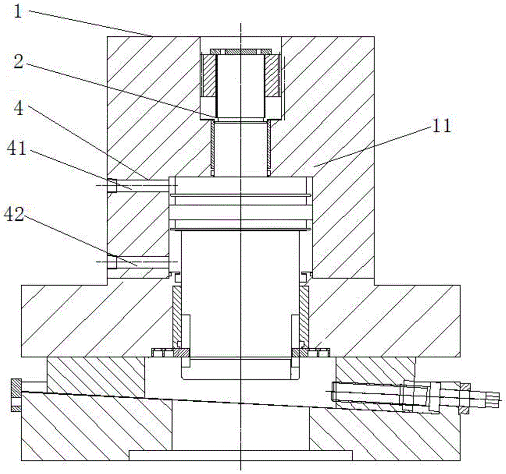 An adjustable mold base and powder forming and shaping machine with the mold base