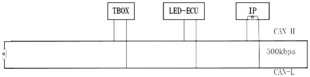 LED lamp mode control system for electric vehicle