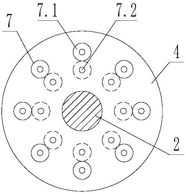 Rod type solid particle friction damper