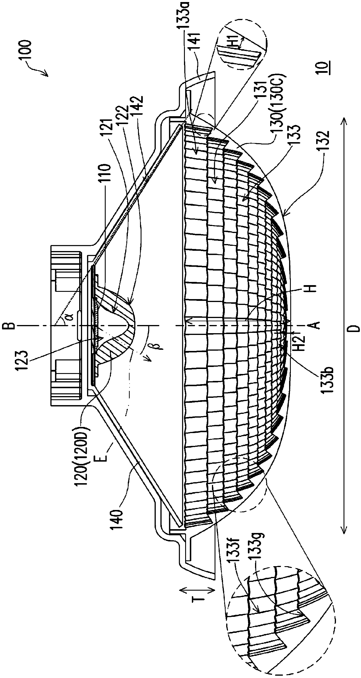 Light distribution module