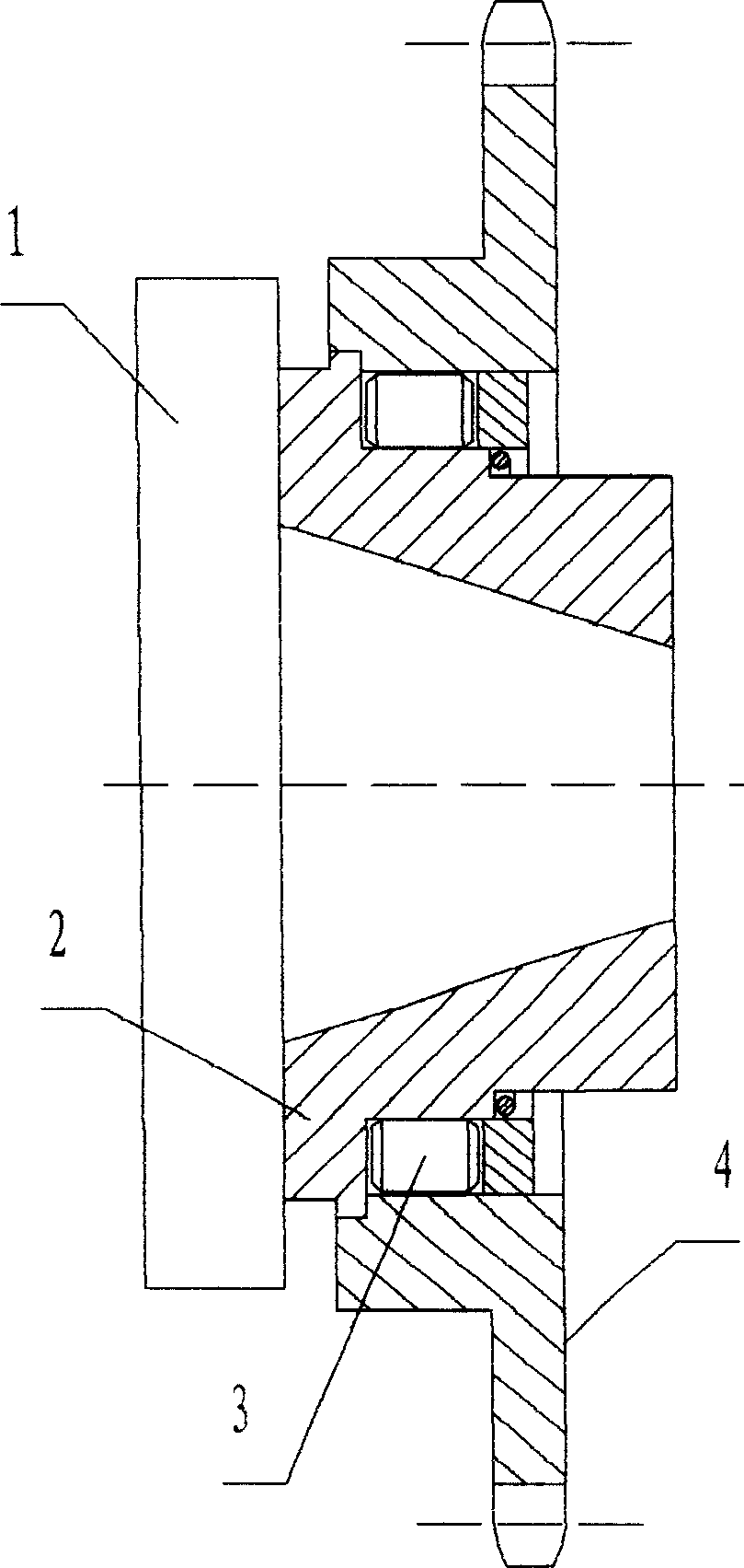 Vehicular hub drive device