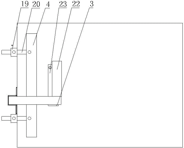 Guiding and limiting mechanism of plastic plate cutting machine