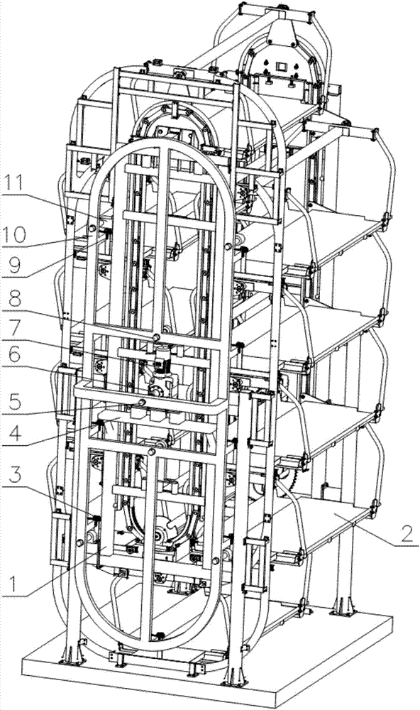 Automatic plug-in charging type vertical circulation stereo garage