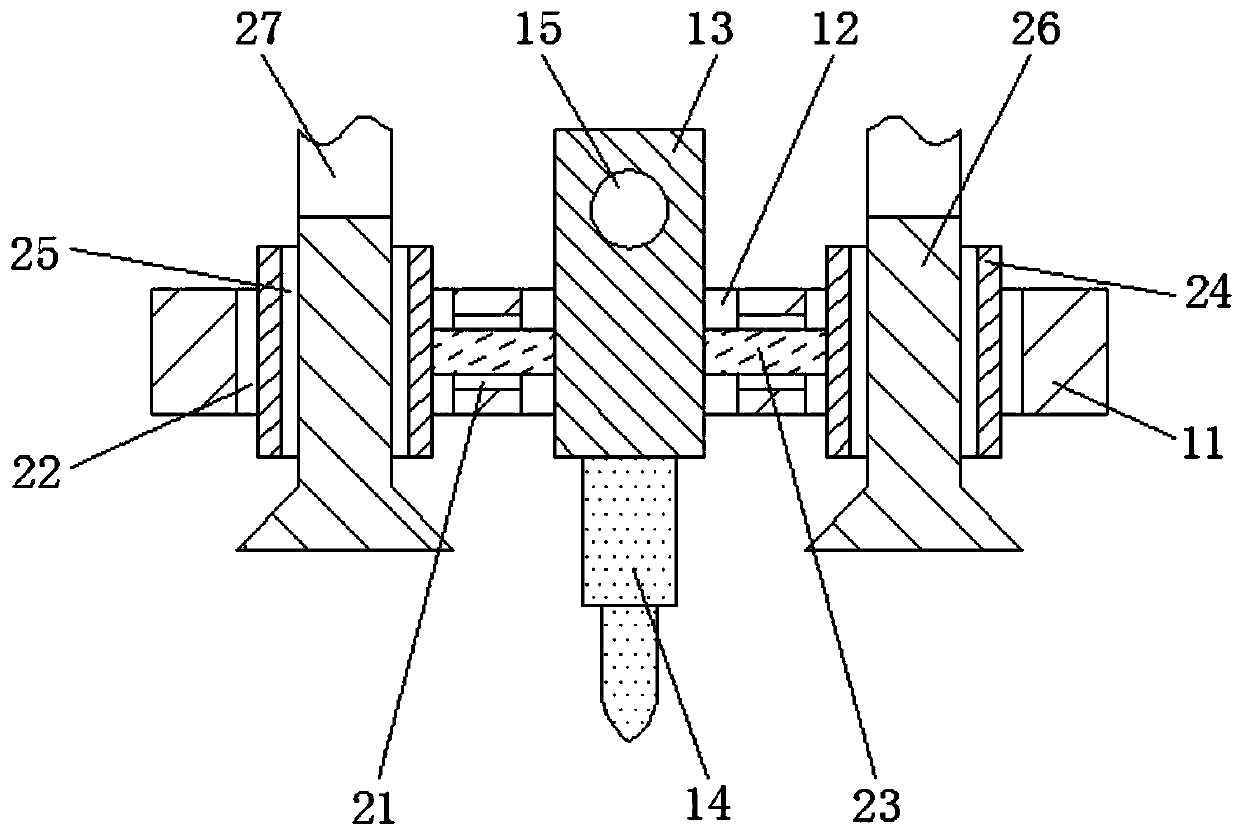 Welding device for mechanical manufacturing and with smoke discharging function