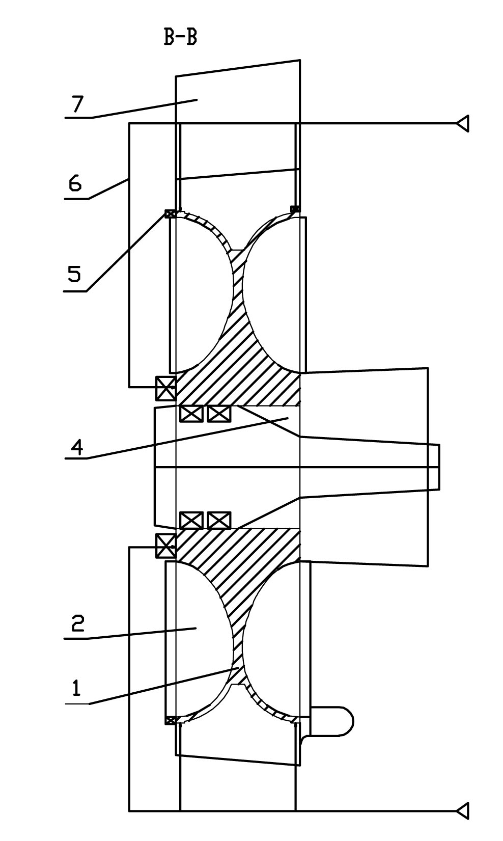 Casting method and leveling tool for large multi-blade casting