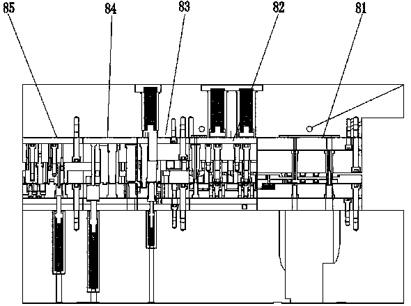 A production process and special equipment for a reinforced pull ring