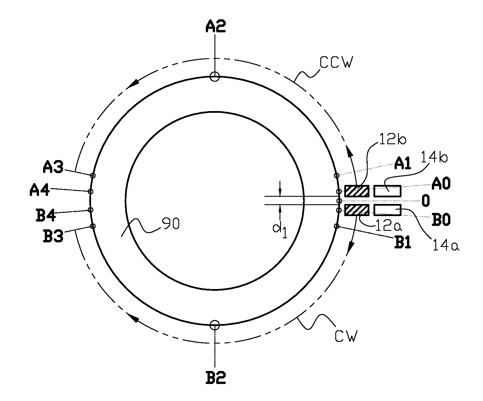 Induction heat treatment of an annular workpiece