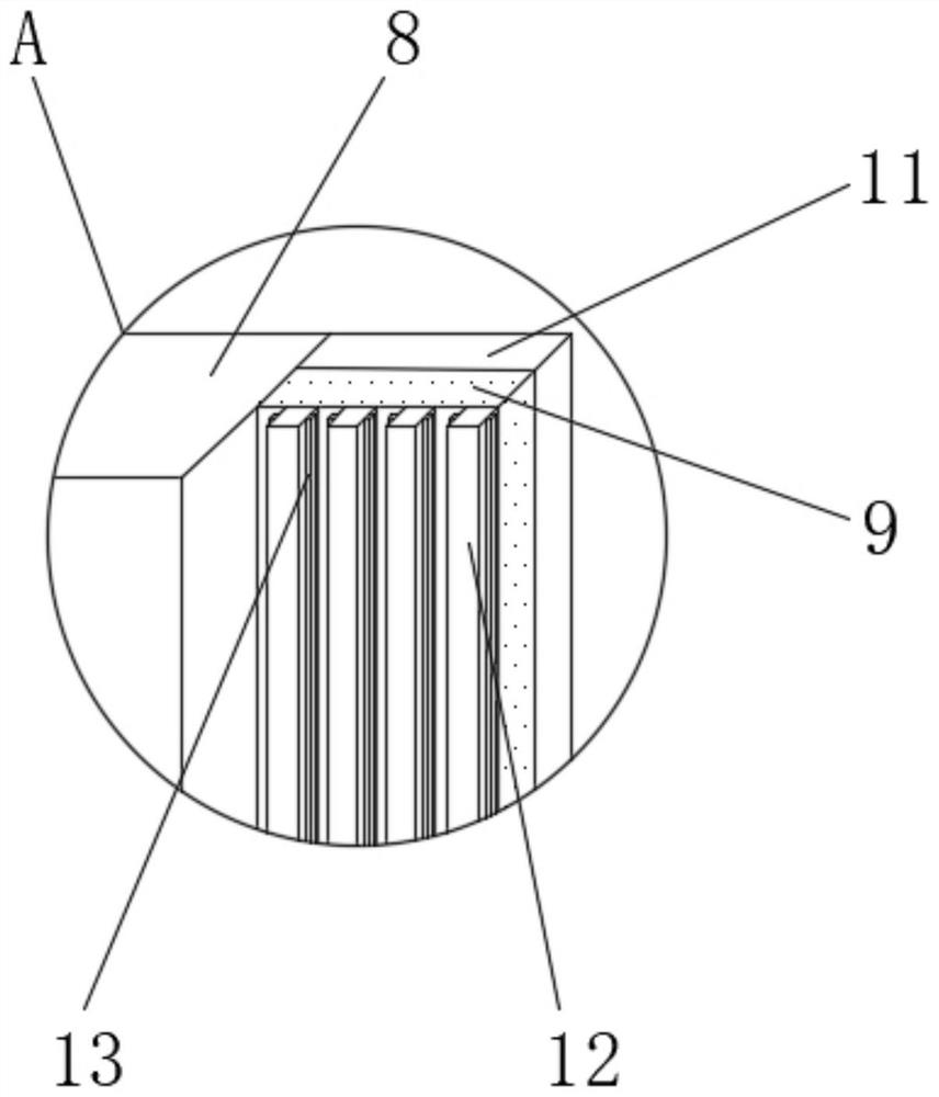 Building baffle paint spraying mold and spraying method